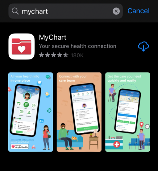 My Chart App Iphone 